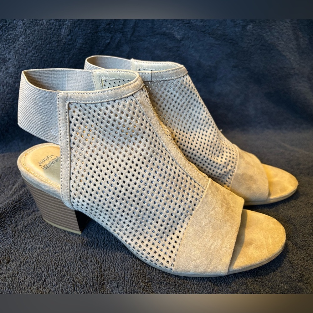 Sonoma slip on heeled sandals